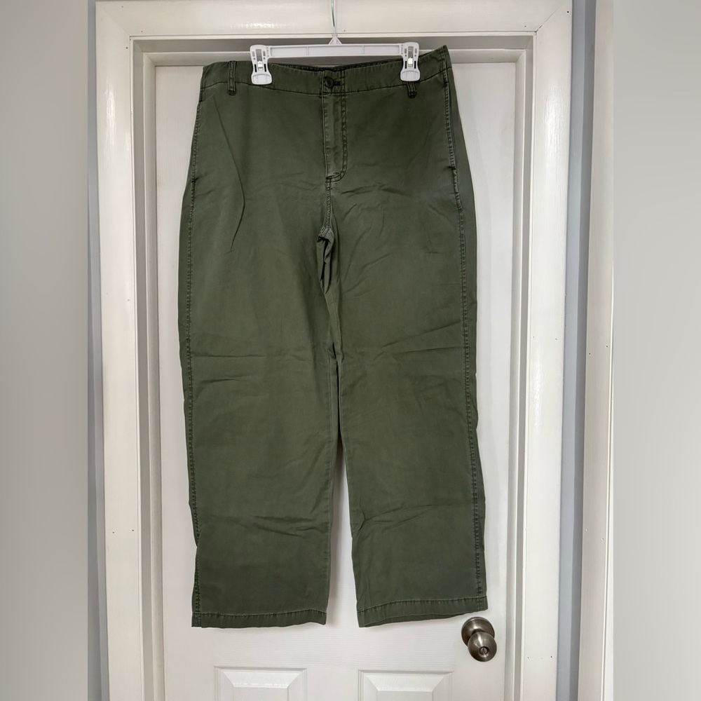 J.Crew wide leg chinos